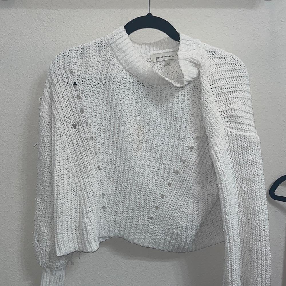White sweater